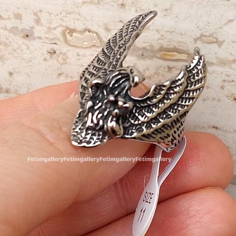 انگشتر استیل عقاب