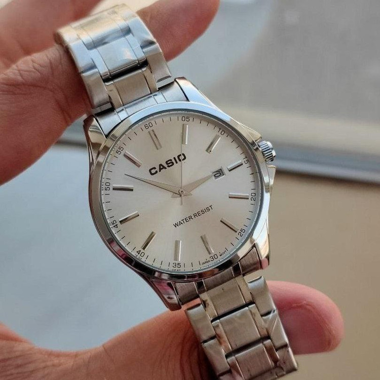 ساعت زنانه تاریخدار مارک CASIO موتور ژاپن و ضد اب در 7 طرح و رنگ مختلف