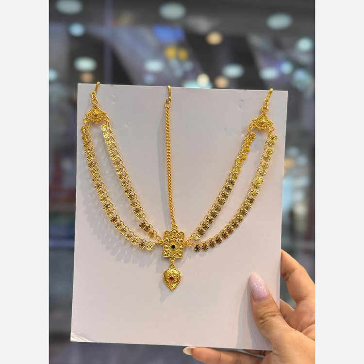 سربند طرح طلا شمس طرح طلا سربند رنگ ثابت سربند آبکاری طلا پیشونی بند ریسه مو آویز پیشانی ریسه پیشانیدگیره موگیره آویزدار