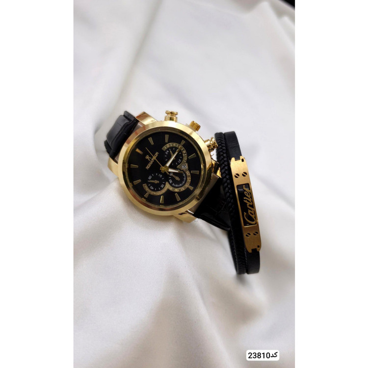 ست مردانه ساعت رومانسون و دستبند ست کادویی