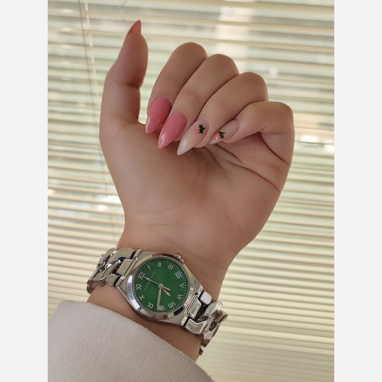 ساعت مچی زنانه و دخترانه رنگ ثابت کد 57 جدید