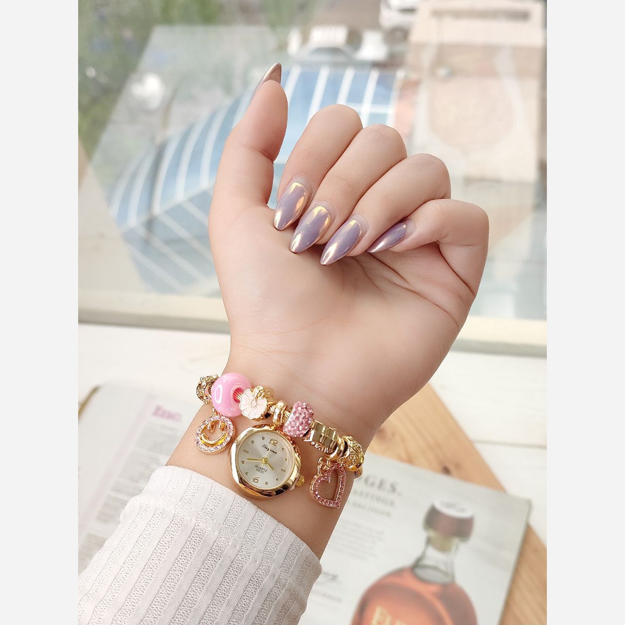 ساعت مچی زنانه و دخترانه پانورا کد 775 جدید