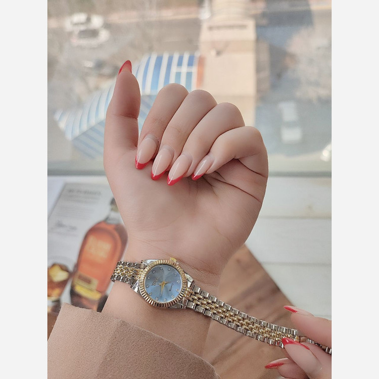 ساعت مچی دخترانه و زنانه رنگ ثابت کد35 جدید