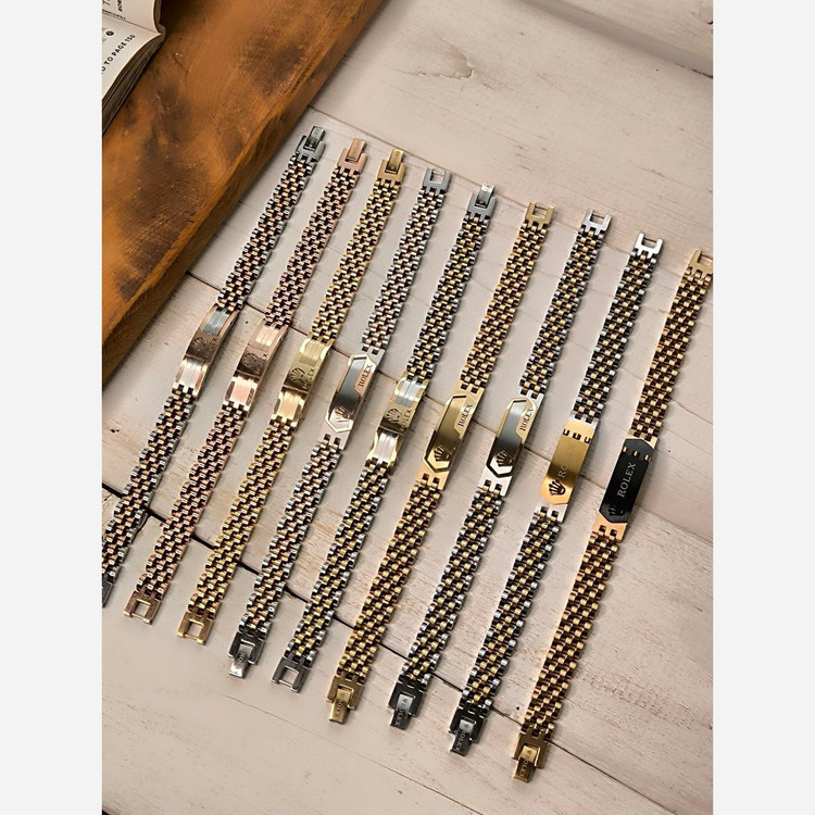 دستبند رولکس استیل ضد آب کد 45
