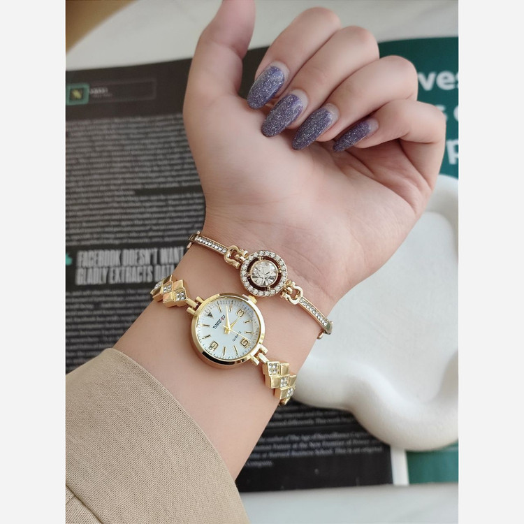 ست ساعت دخترانه دستبند ست زنانه کد 28 ع ست کادویی