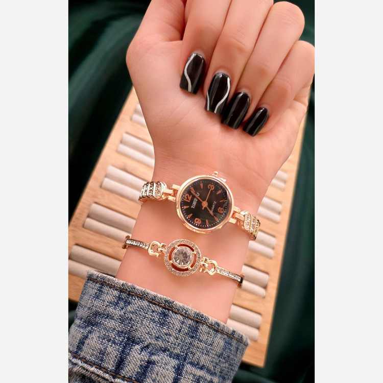 ست ساعت دخترانه دستبند ست زنانه کد 28 ع ست کادویی