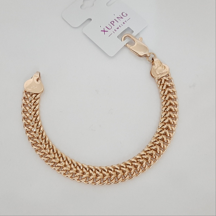 دستبند ژوپینگ طرح طلا حک خورده کاملا رنگ ثابت با آبکاری طلا ورق بزنید لطفا