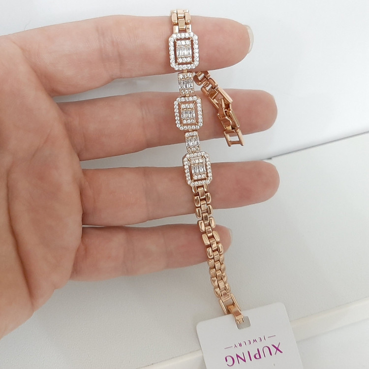 دستبند ژوپینگ کاملا رنگ ثابت دو قفله قابل تنظیم ورق بزنید لطفا