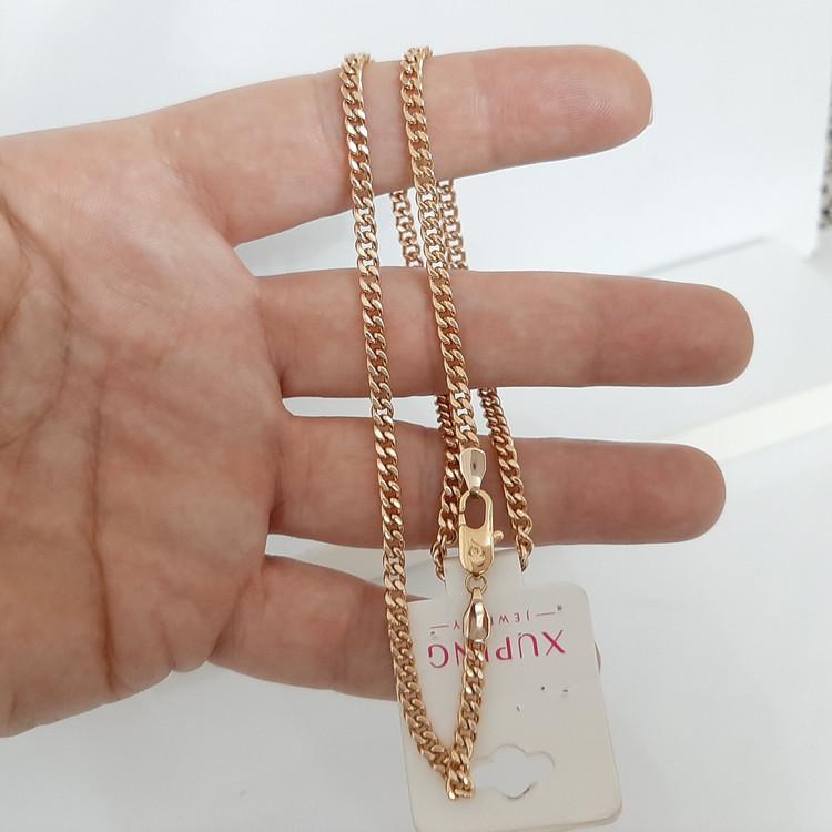 گردنبند کارتیر برند ژوپینگ رنگ ثابت حک خورده و آبکاری طلا شده با ارسال رایگان ورق بزنید