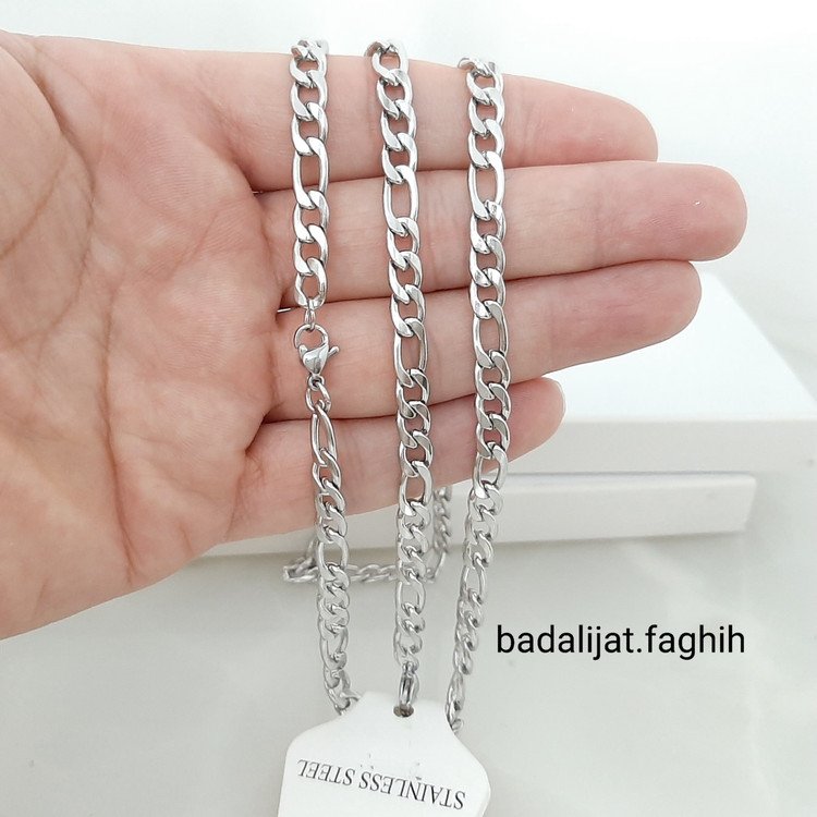 سرویس مردونه فیگارو استیل بسیار با کیفیت و کاملا رنگ ثابت طول 60 یانت و پهنا 6 میل