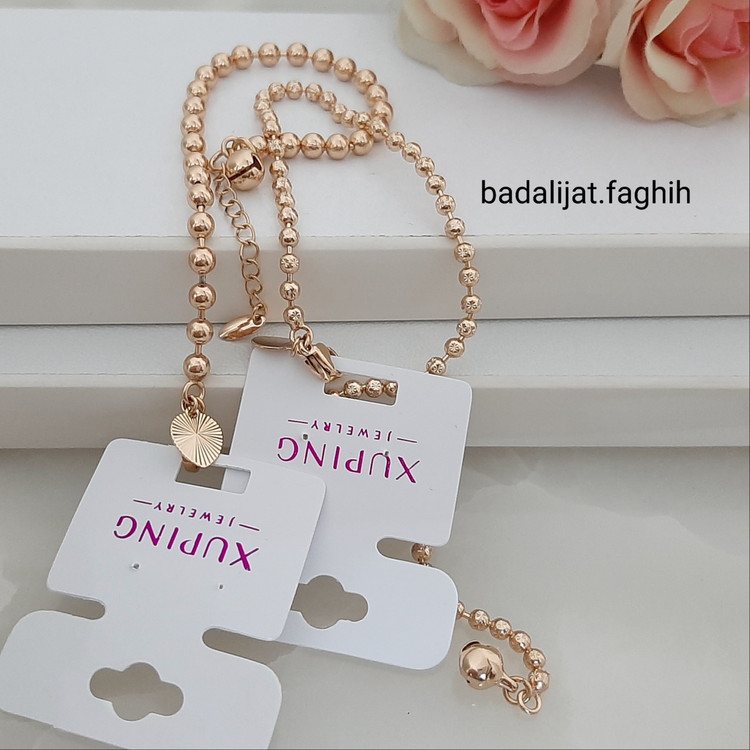 پابند ژوپینگ کاملا رنگ ثابت حک خورده با آبکاری طلا و فوق العاده شیک ورق بزنید لطفا