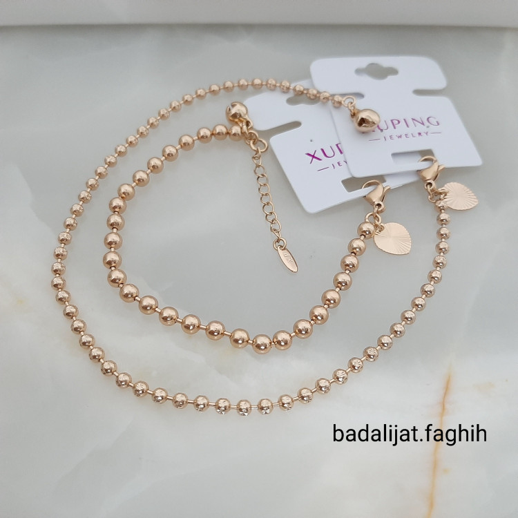 پابند ژوپینگ کاملا رنگ ثابت حک خورده با آبکاری طلا و فوق العاده شیک ورق بزنید لطفا