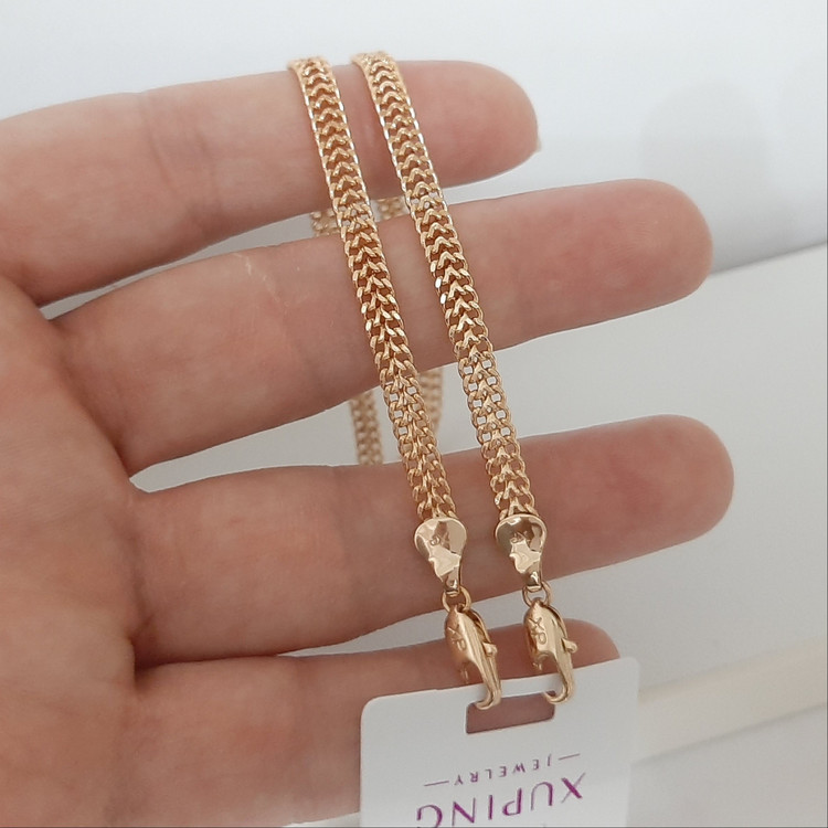 دستبند ژوپینگ رنگ ثابت با آبکاری طلا و مناسب استفاده مدام ورق بزنید لطفا