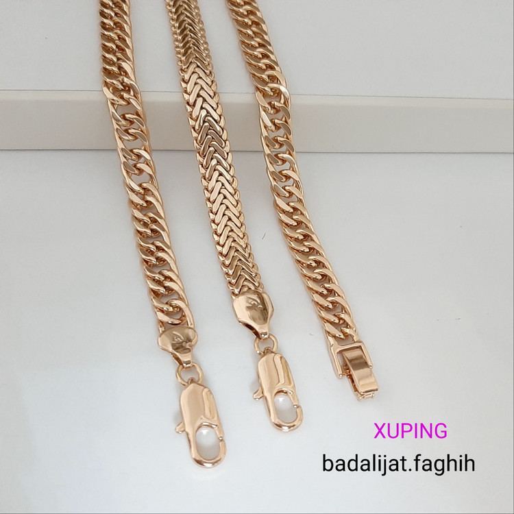 دستبند ژوپینگ رنگ ثابت کارتیر در 3 مدل حک خورده با آبکاری طلا ورق بزنید لطفا