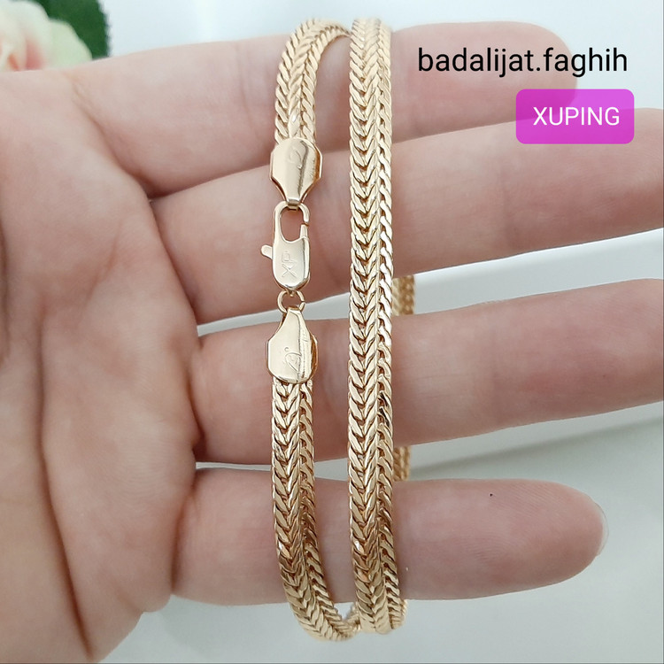 گردنبند ژوپینگ کارتیر کاملا رنگ ثابت با آبکاری طلا ورق بزنید و توضیحات بخونید لطفا