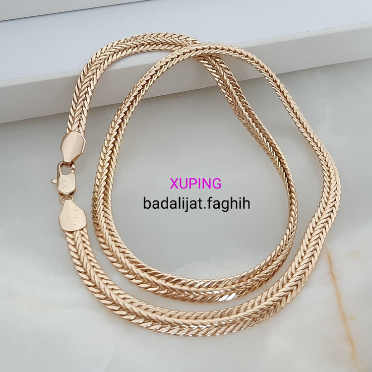گردنبند ژوپینگ کارتیر کاملا رنگ ثابت با آبکاری طلا ورق بزنید و توضیحات بخونید لطفا
