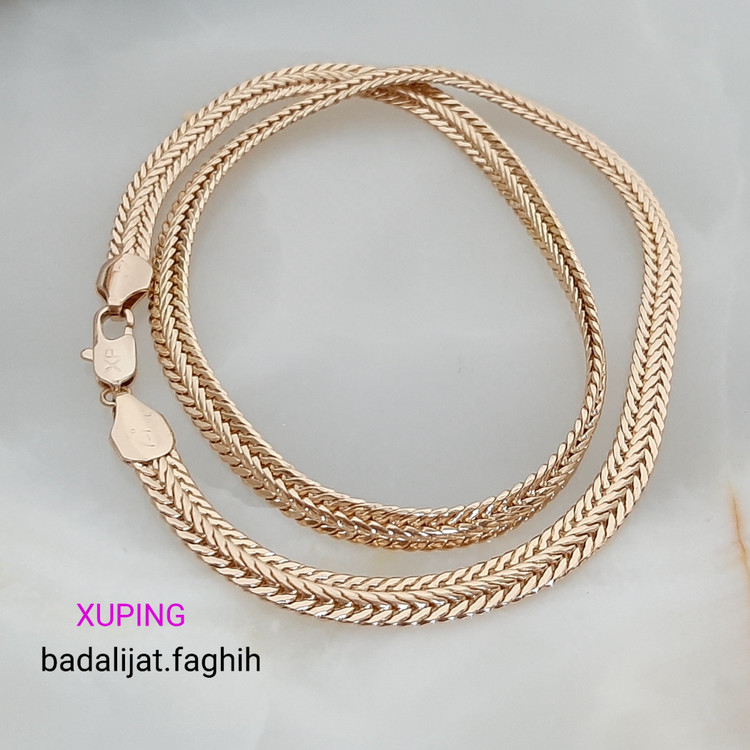 گردنبند ژوپینگ کارتیر کاملا رنگ ثابت با آبکاری طلا ورق بزنید و توضیحات بخونید لطفا