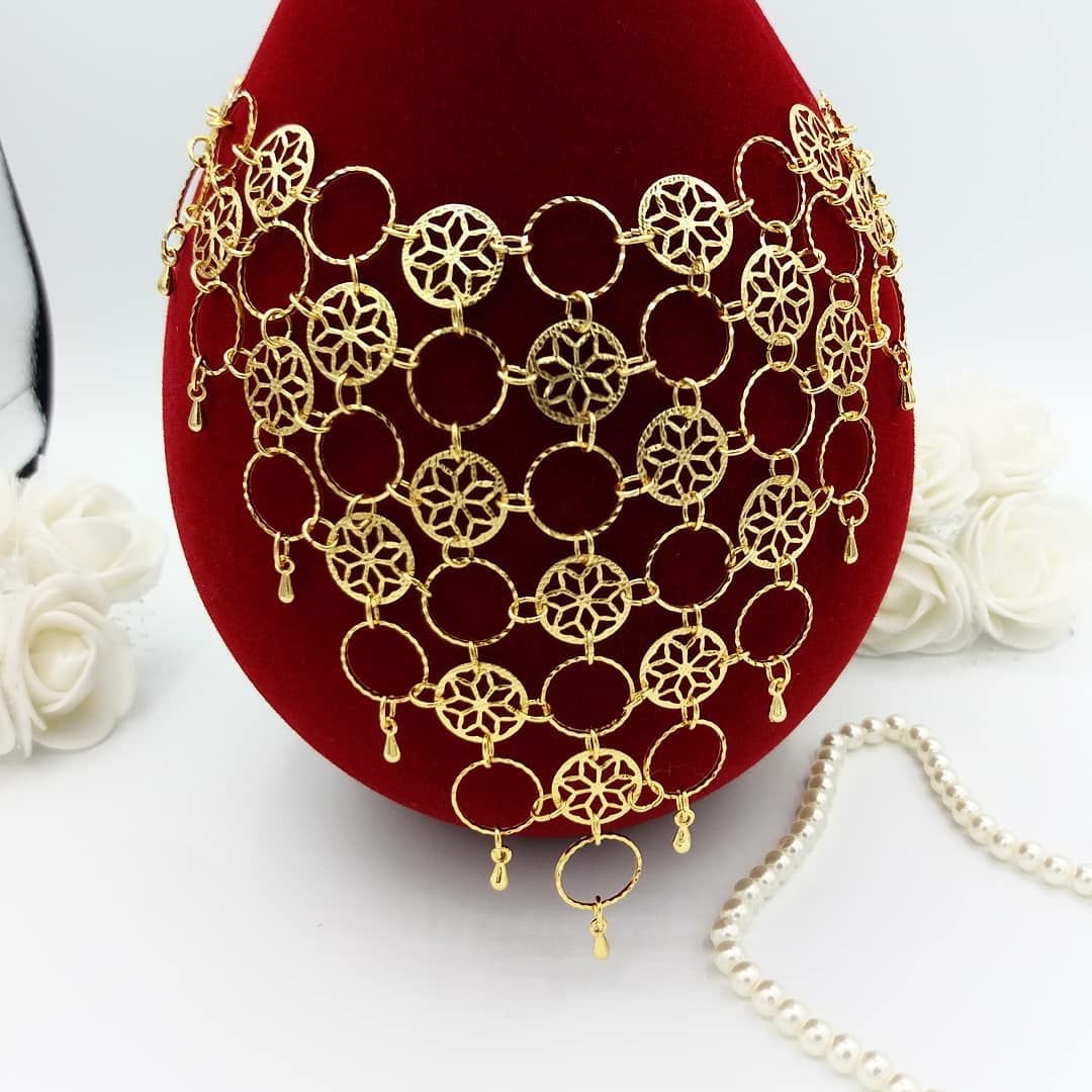 طوق گردنی زنانه و دخترانه زیبا و خاص برای مجالس پوشش کامل گردن ارسال رایگان