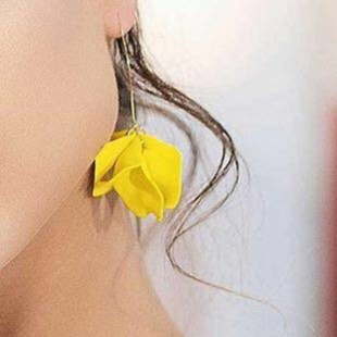 گوشواره کره ای مارک XYZ رنگ ثابت صورتی سبز قرمز زرد ارسال رایگان
