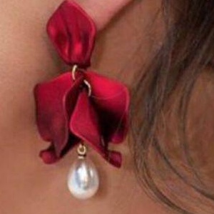 گوشواره کره ای مارک XYZ رنگ ثابت صورتی سبز قرمز زرد ارسال رایگان