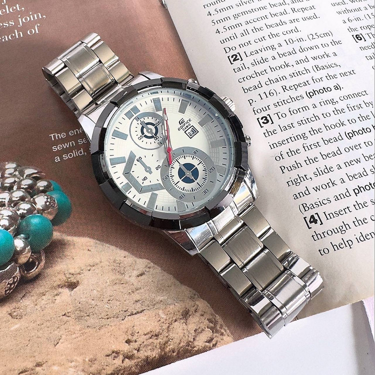ساعت تاریخدار مردانه و پسرانه استیل مارک CASIO ارسال رایگان