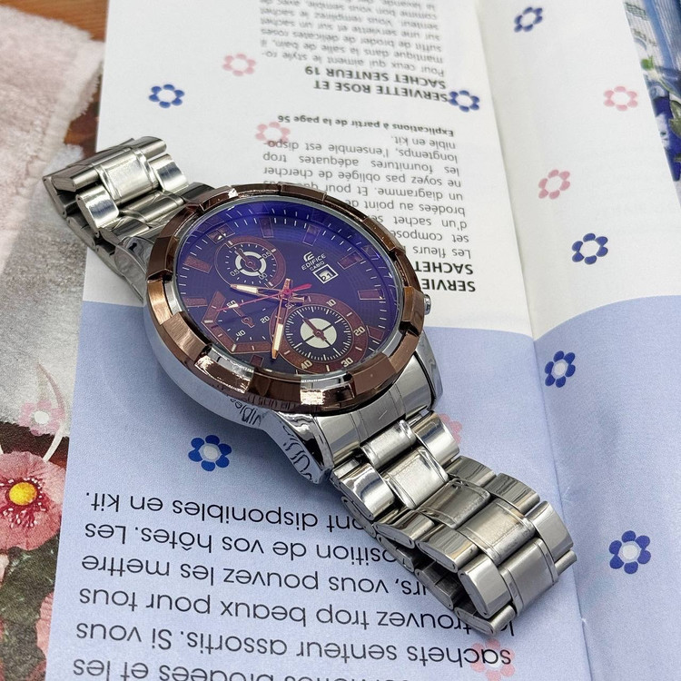 ساعت تاریخدار مردانه و پسرانه استیل مارک CASIO ارسال رایگان