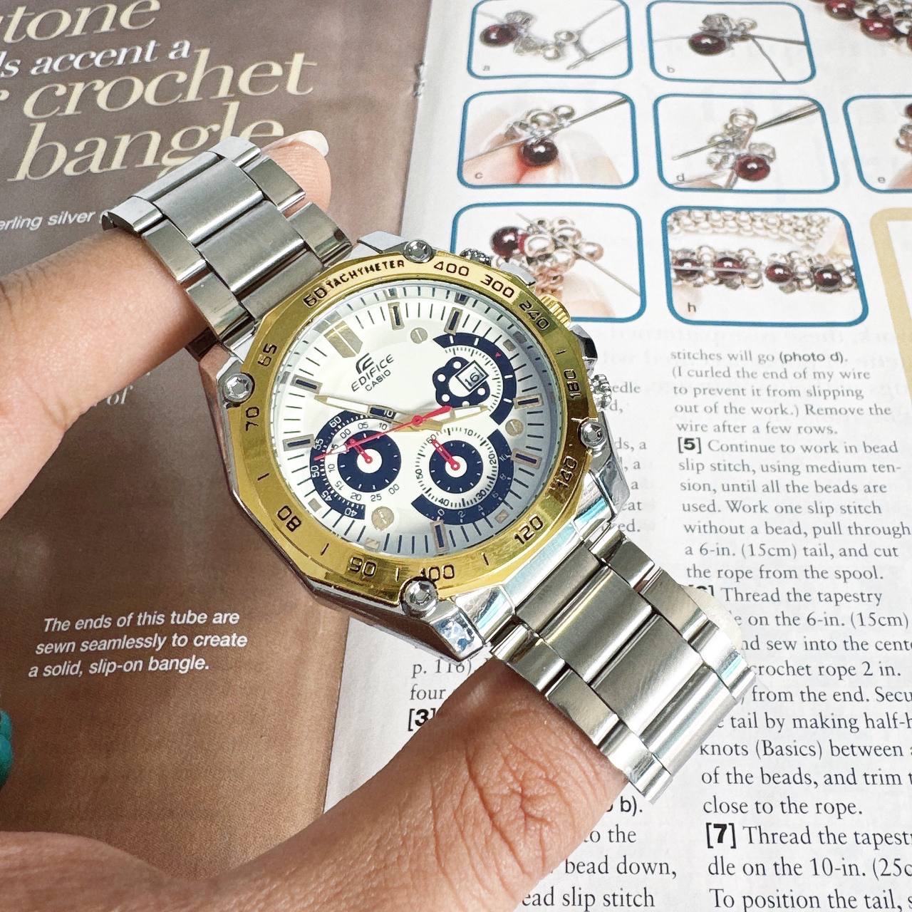 ساعت تاریخدار مردانه و پسرانه استیل مارک CASIO ارسال رایگان