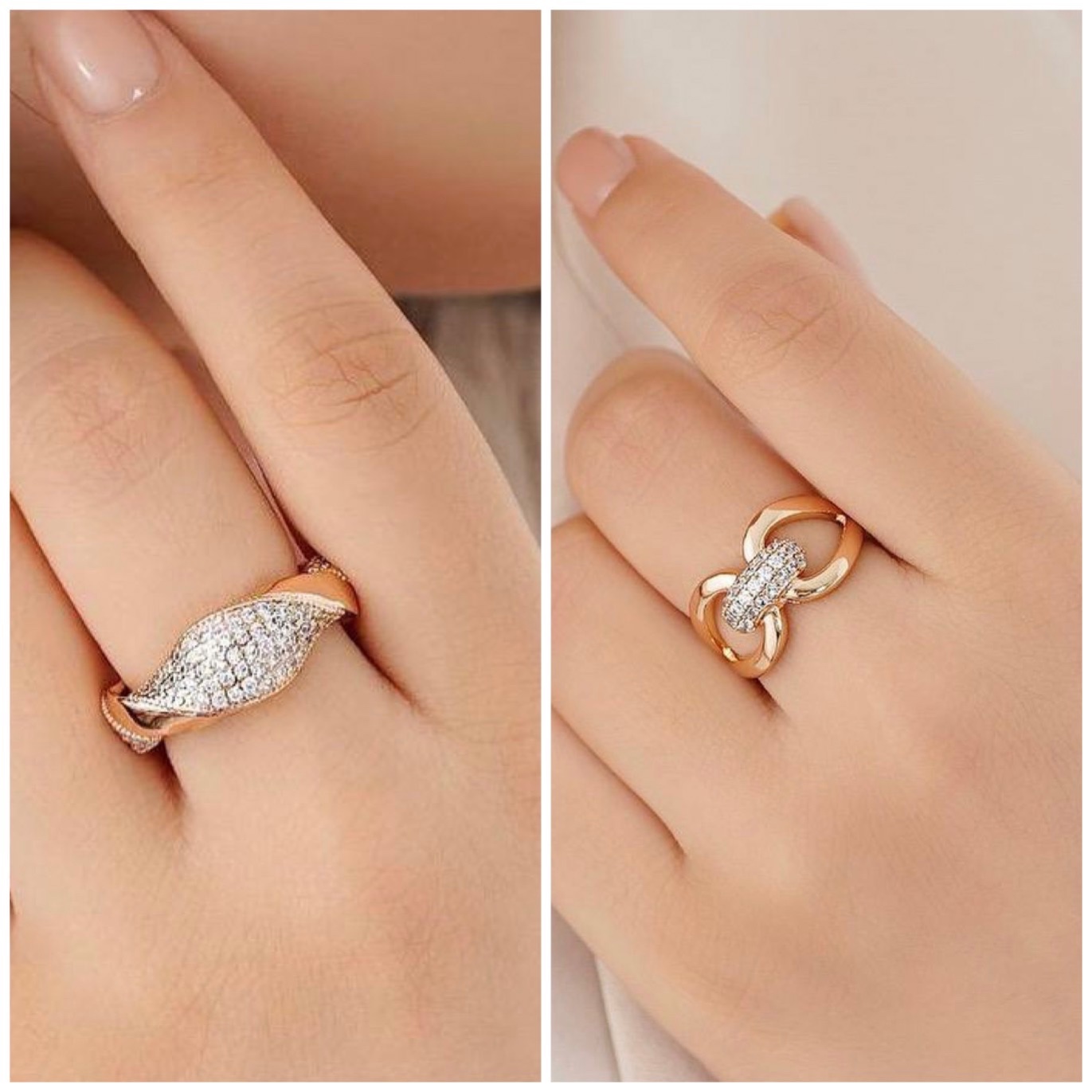 انگشتر زنانه و دخترانه رنگ ثابت مشابه طرح طلا مارک ژوپینگ xuping ارسال رایگان