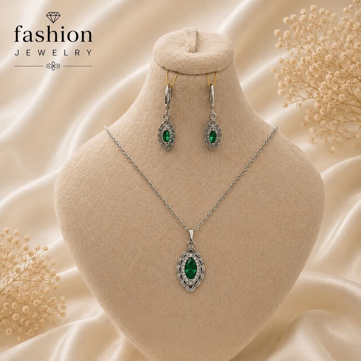 نیم ست شیک برند Fashion jelwery
