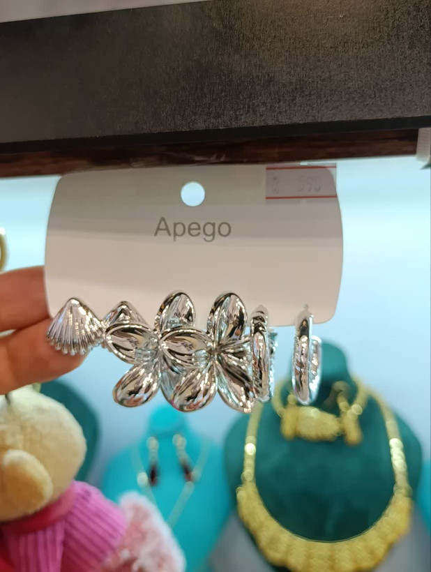 گوشواره پک اصل آب نقره گوانجو1