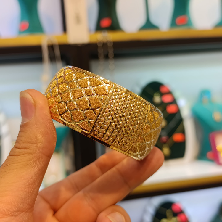 بدلیجات النگو تک پوش 3سانت طلاروس