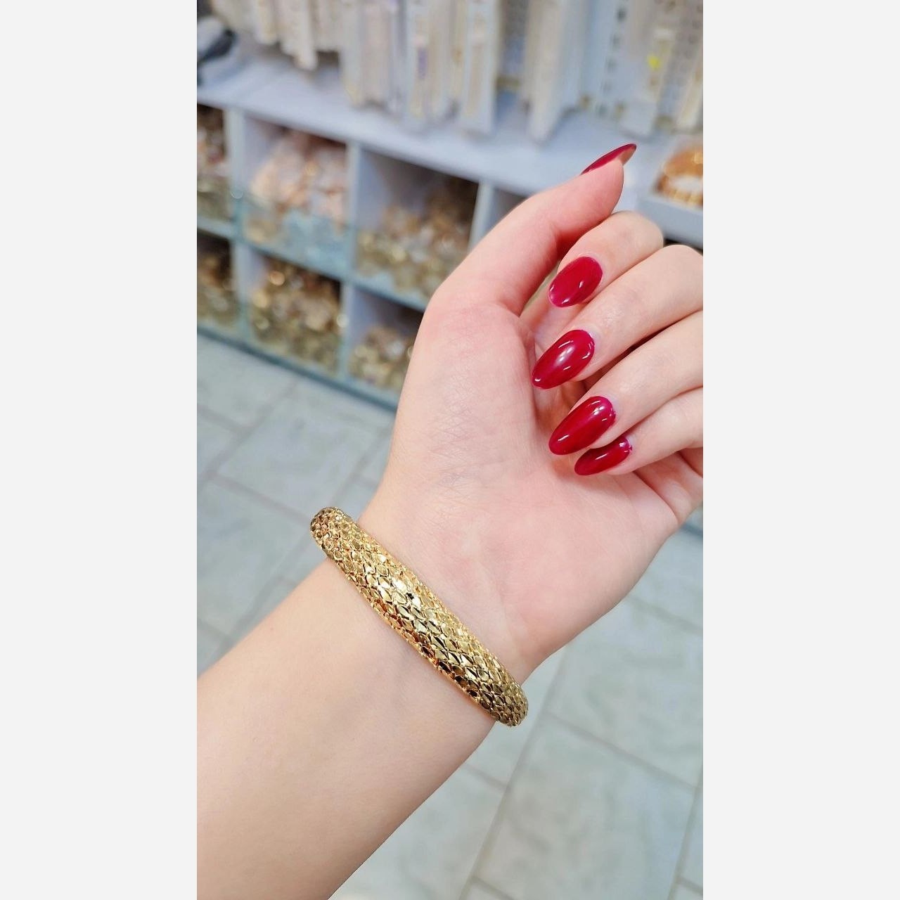 دستبند طلاروس طرح طلا