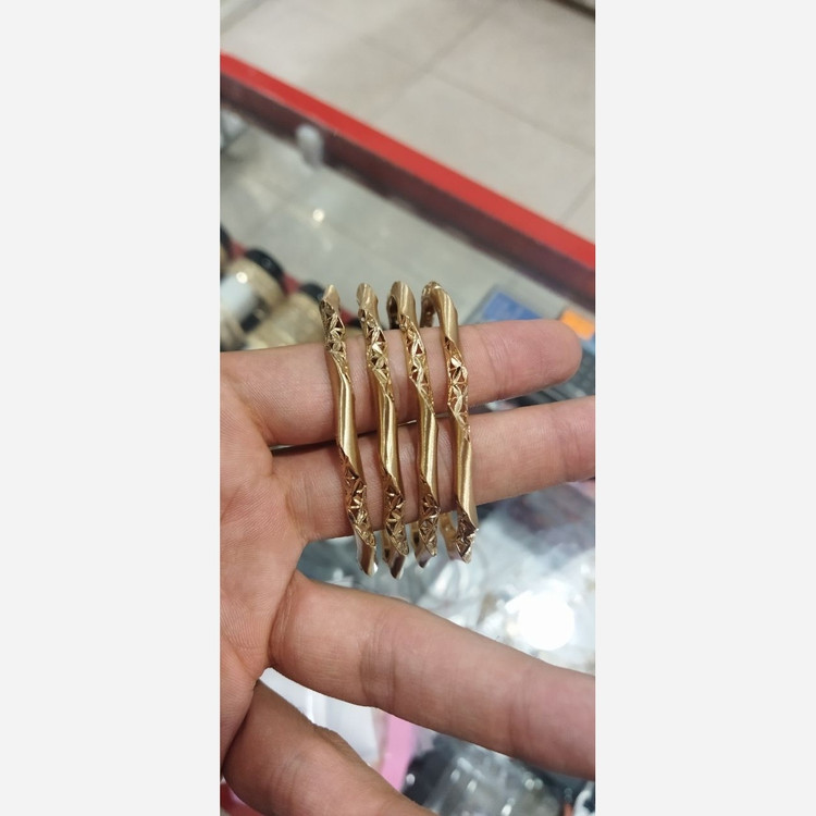 النگو فیوژن طلاروس رنگ ثابت پک دو عددی طرح طلا