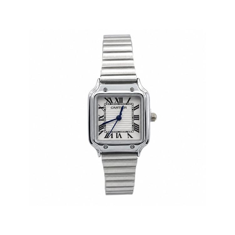 ساعت زنانه طرح کارتیه (Cartier) صفحه مربعی استیل