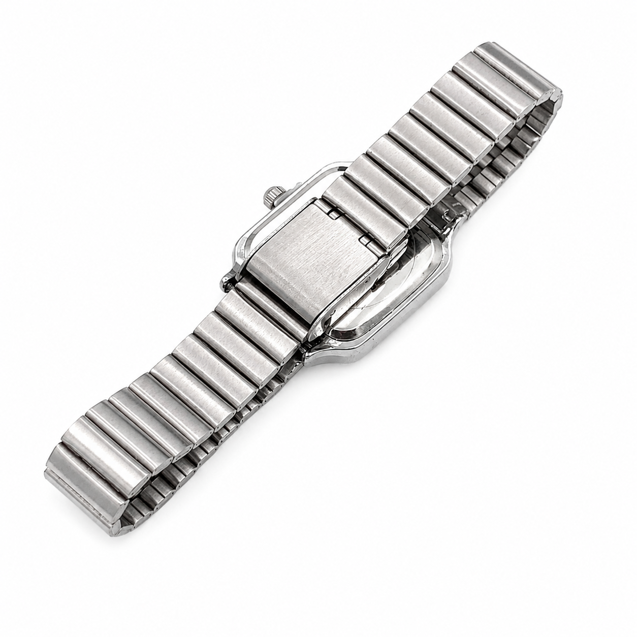 ساعت زنانه طرح کارتیه (Cartier) صفحه مربعی استیل