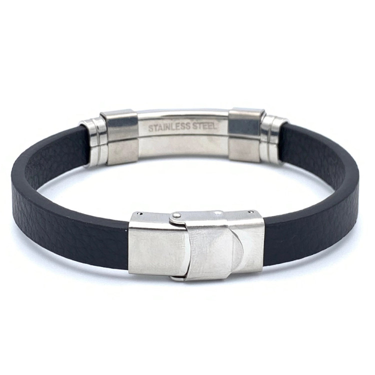 دستبند چرمی مردانه طرح Cartier