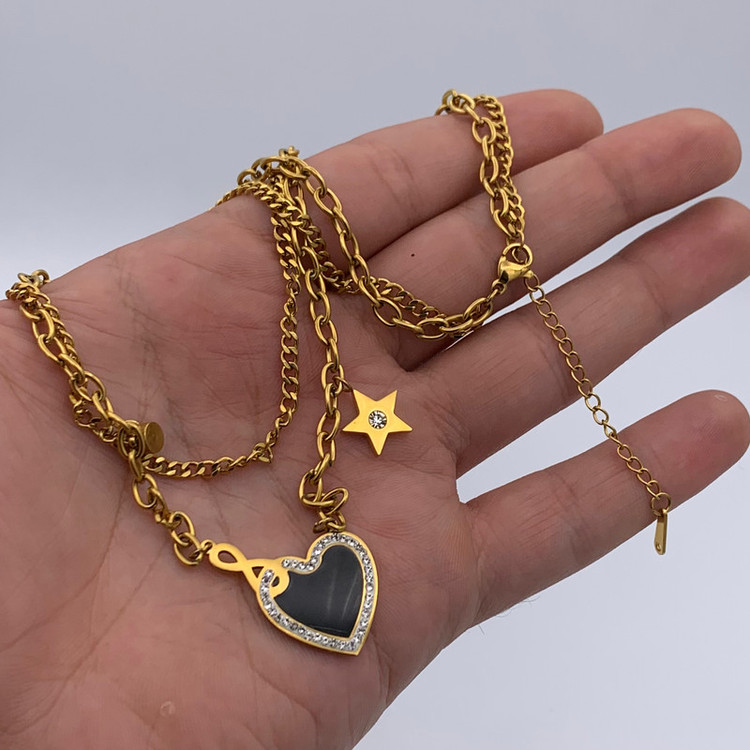 گردنبند زنانه مدل قلب KYTAKP001