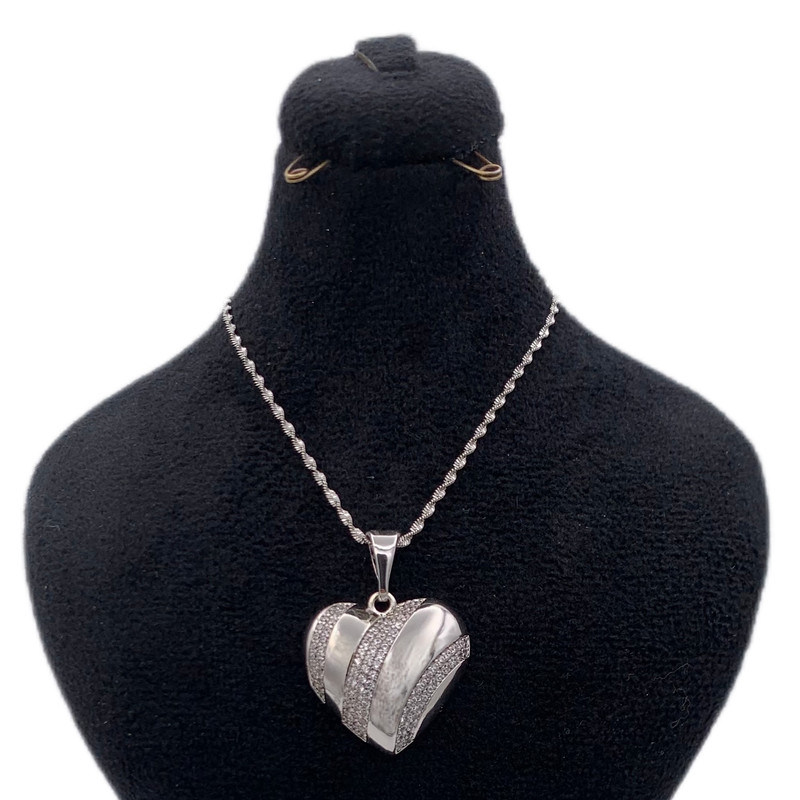 گردنبند زنانه ژوپینگ مدل قلب جواهری KYTAKP210