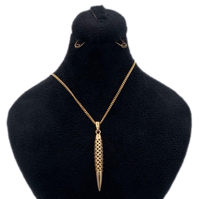 گردنبند زنانه ژوپینگ مدل فشنگ KYTAKP206