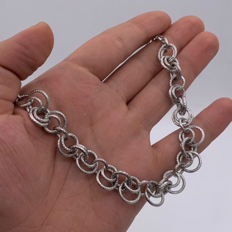 دستبند زنجیری زنانه ژوپینگ مدل KYDAS078