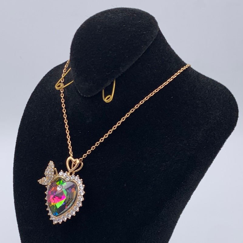 گردنبند زنانه ژوپینگ مدل قلب جواهری KYTAKP256
