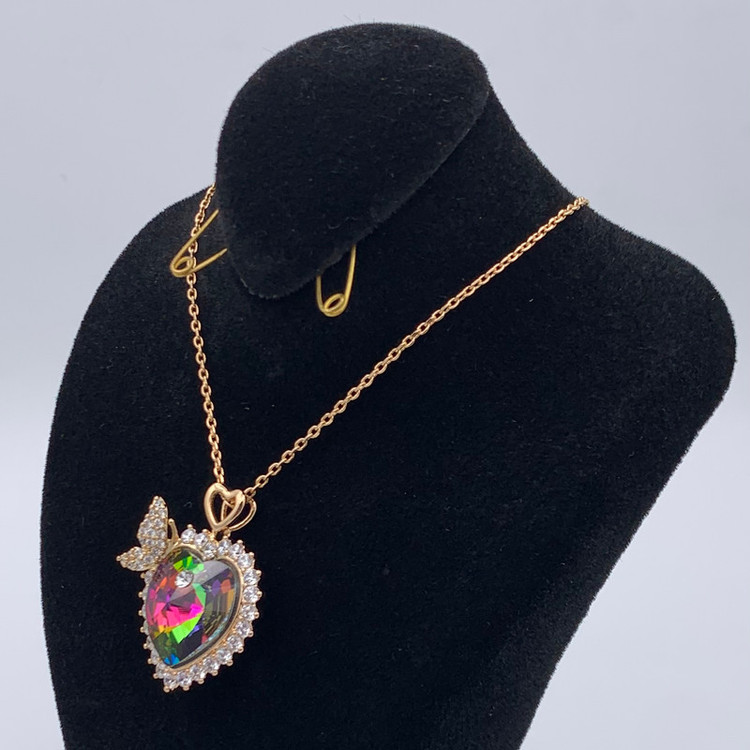 گردنبند زنانه ژوپینگ مدل قلب جواهری KYTAKP256