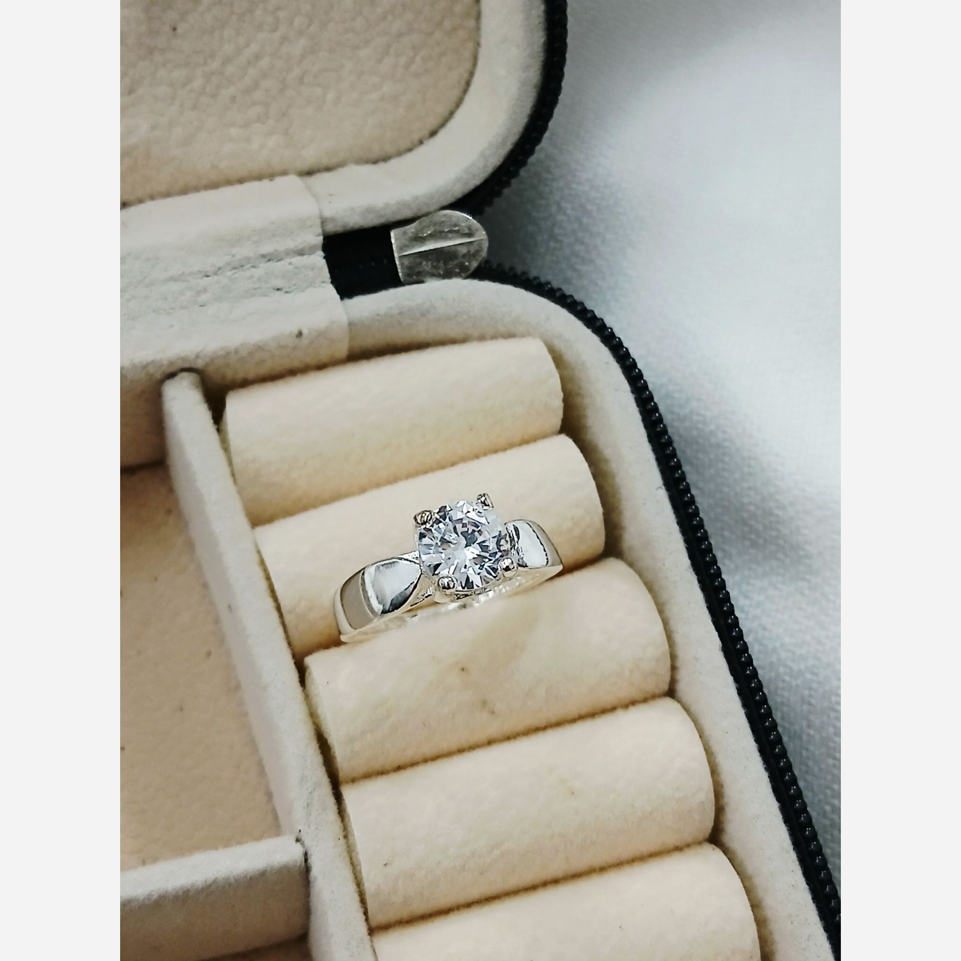 انگشتر زنانه نقره ای