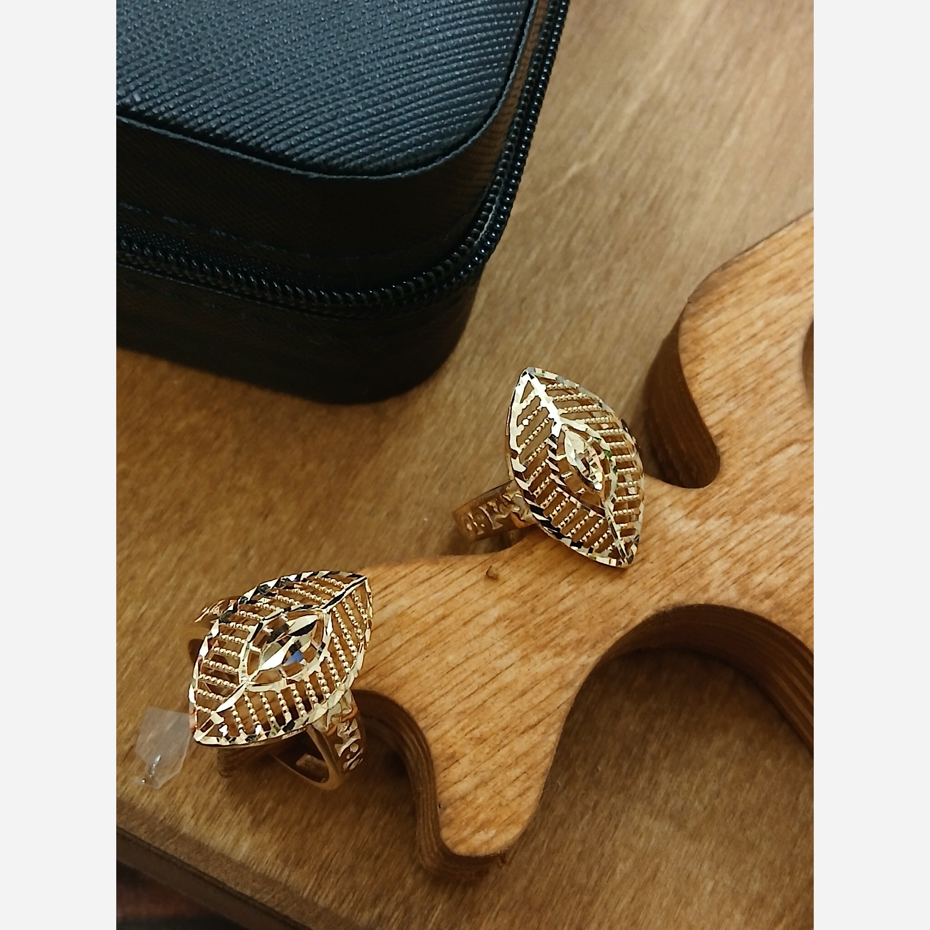 انگشتر تراش زنانه طلا روس اصل