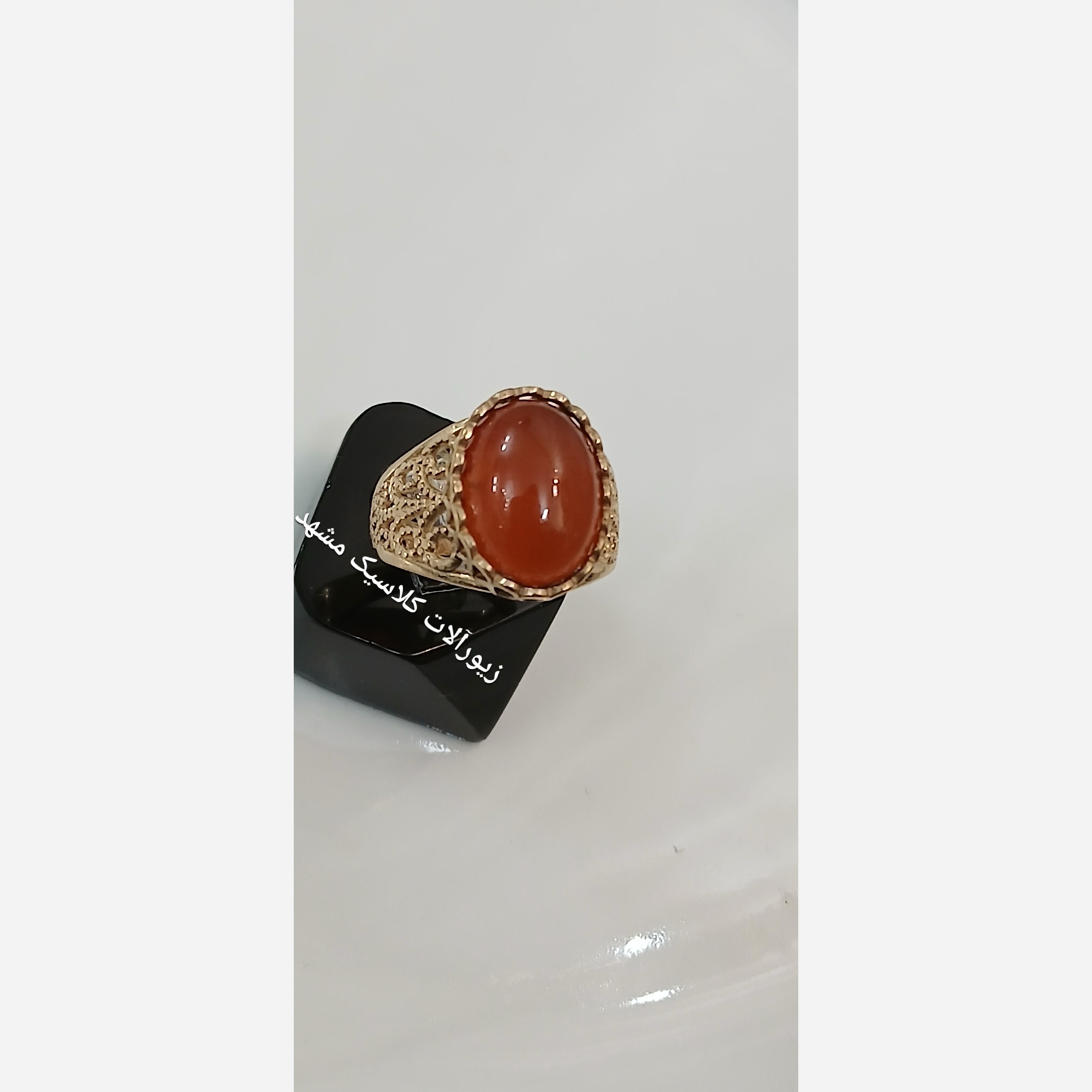 انگشتر سنگ اصلی خراسان عقیق