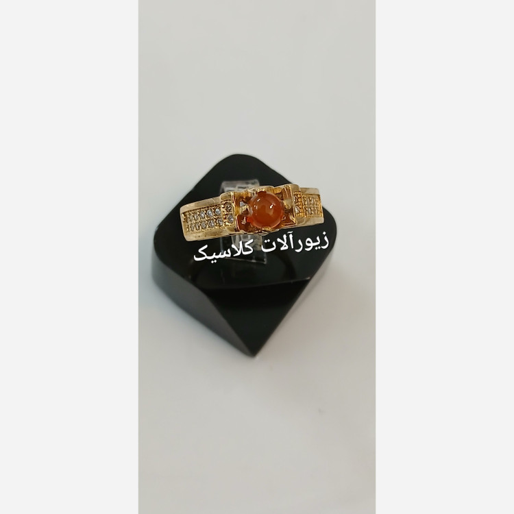 انگشتر عقیق خراسان اصلی اصلی سنگ