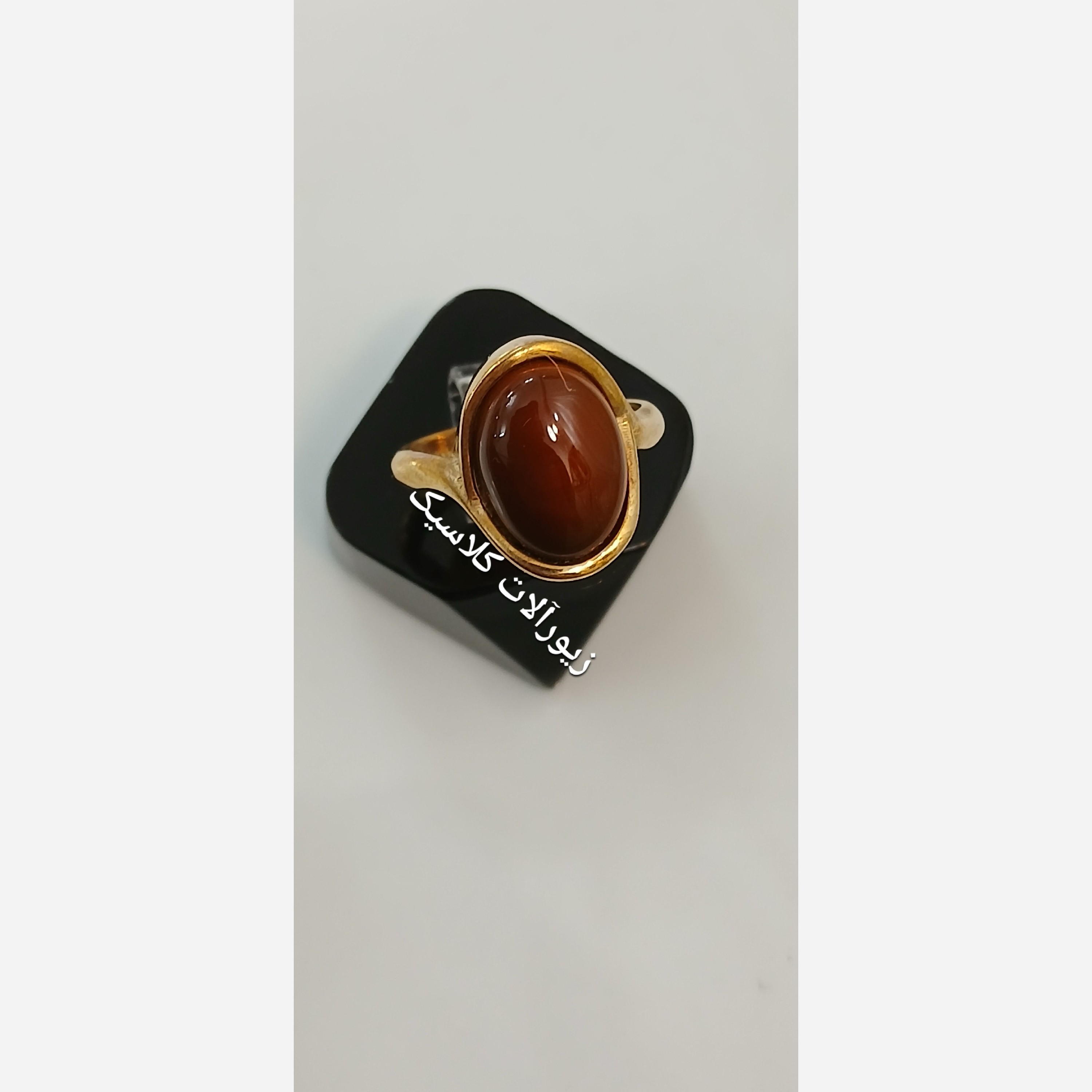 انگشتر ساده عقیق خراسان اصلی