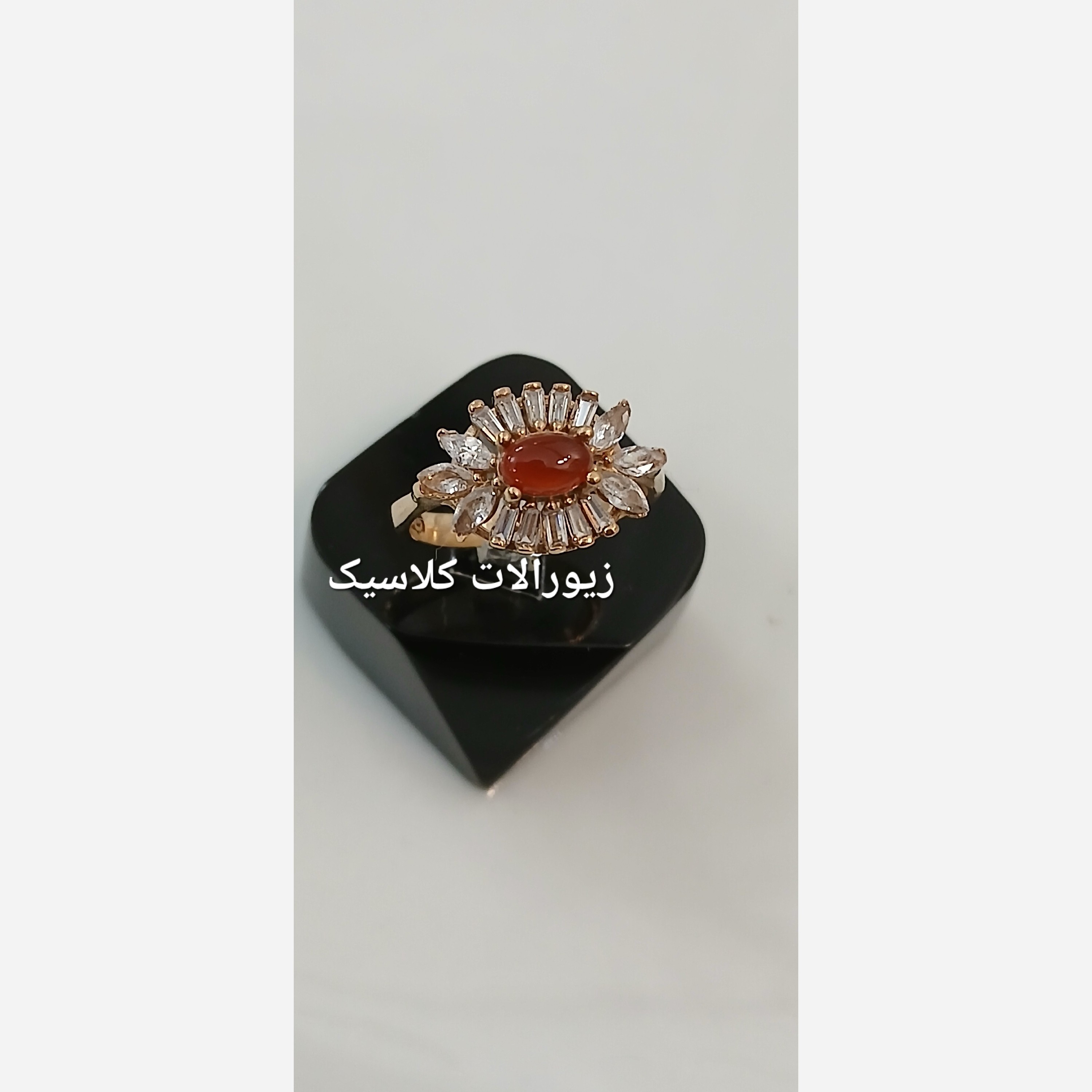 انگشتر فول نگین عقیق فول نگین خاص