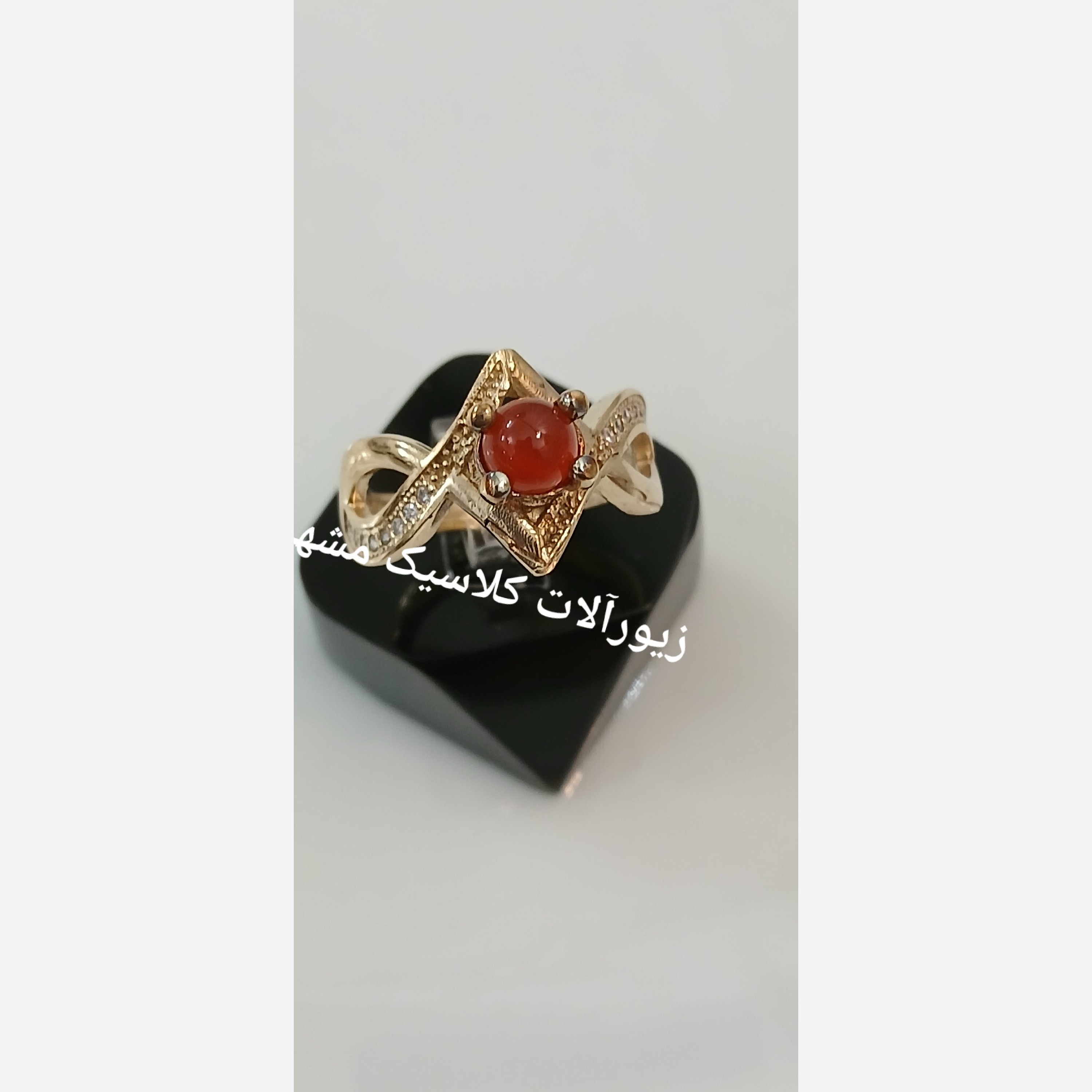 انگشتر زنانه عقیق سنگ اصلی خاص