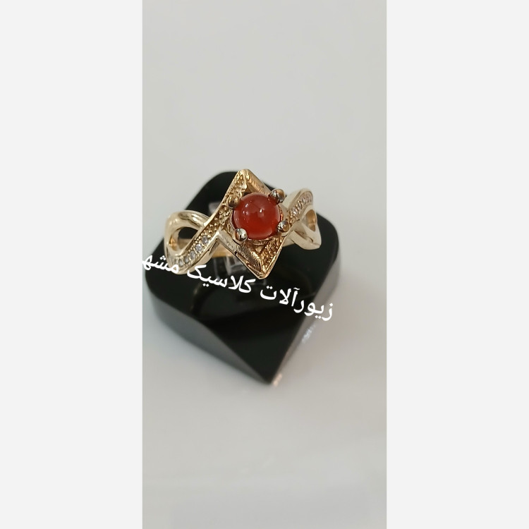 انگشتر زنانه عقیق سنگ اصلی خاص